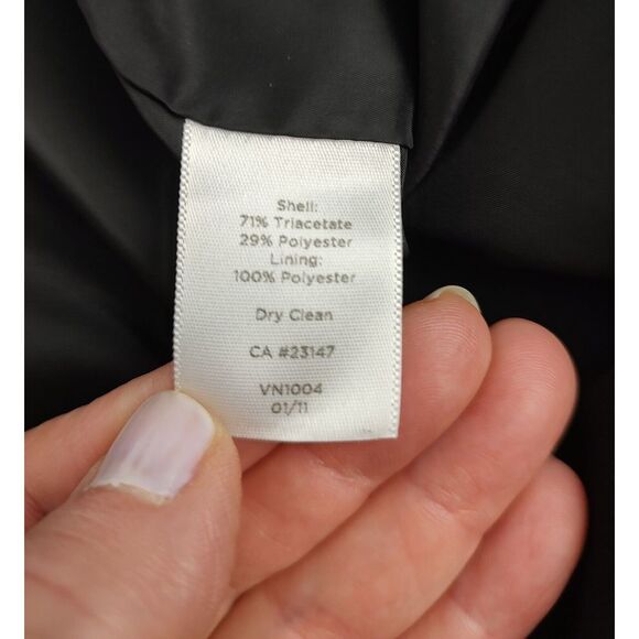 TALBOTS Petites Sleeveless Lined Sheath Little Black Dress Women Size 6 - Picture 7 of 7